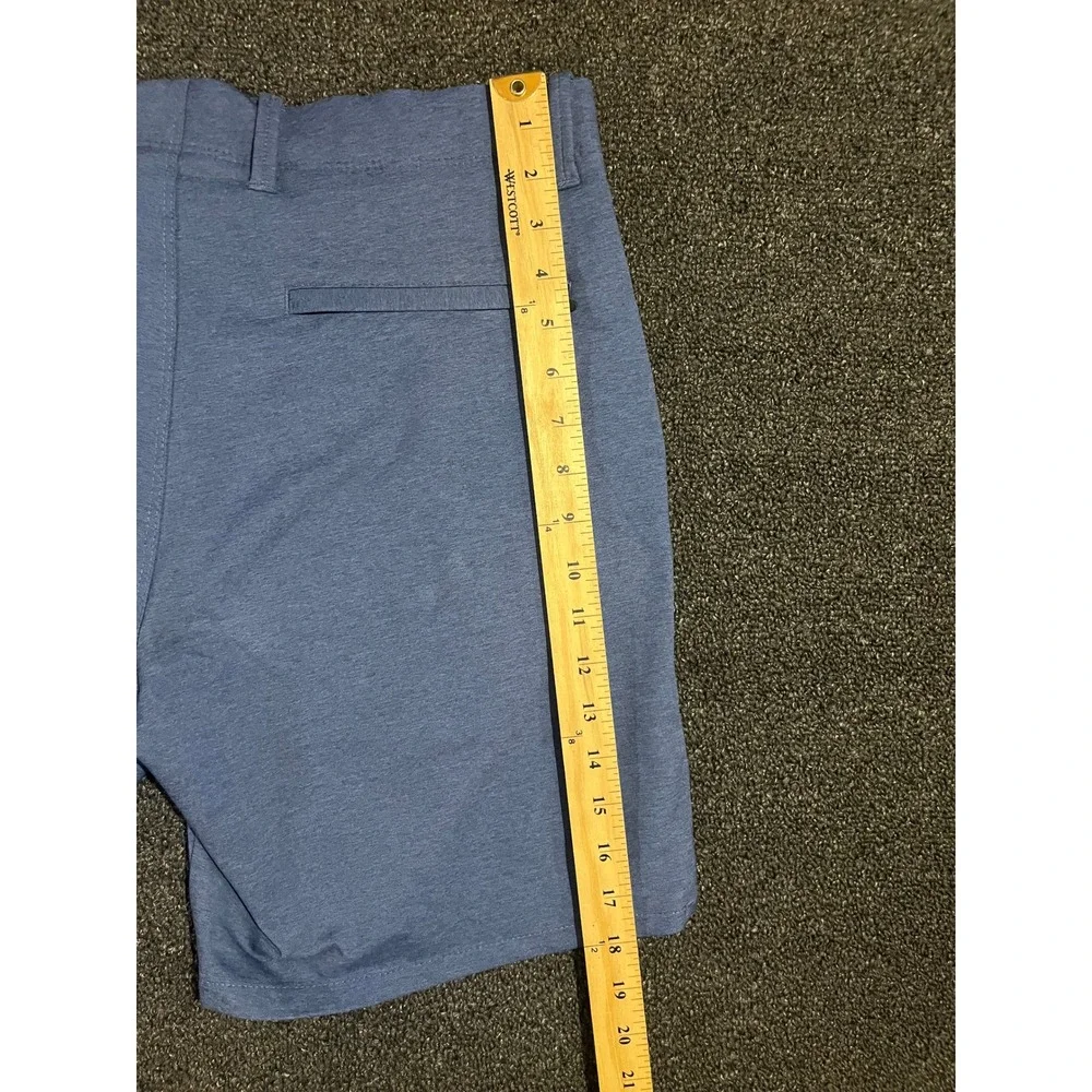 Tommy Bahama Boracay Blue Heather Shorts Mens 33 Recycled Polyester ST889925